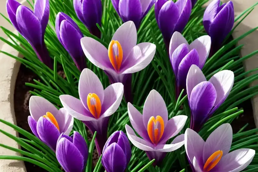 Crocus fleischeri)