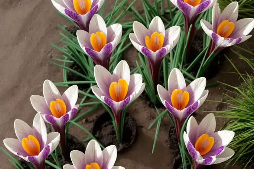 Crocus vernus ‘flower record’ (dutch crocus) — photo 2