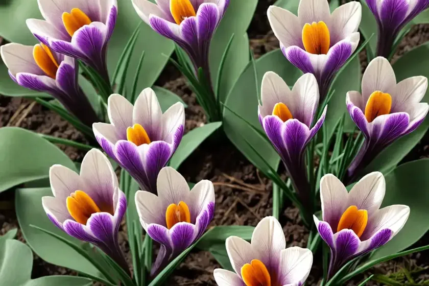 Crocus vernus ‘flower record’ (dutch crocus) — photo 3