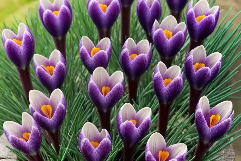 Crocus vernus ‘vanguard’ (dutch crocus) — photo 2