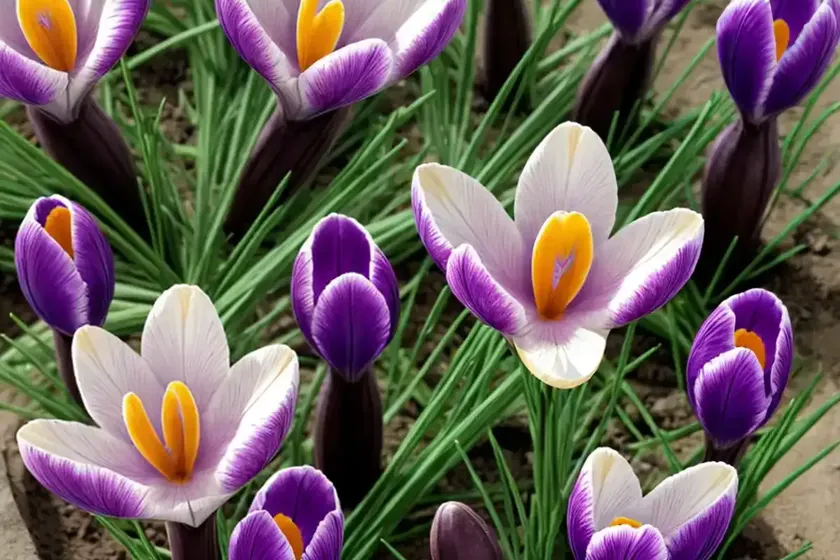 Crocus vernus ‘vanguard’ (dutch crocus) — photo 3