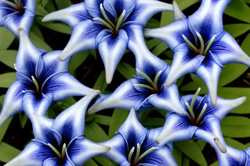 Cross gentian (gentiana cruciata ‘blue cross’) — photo 3