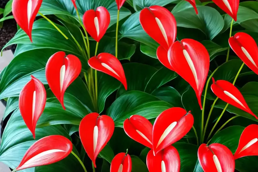 Crystal anthurium (anthurium crystallinum) — photo 2