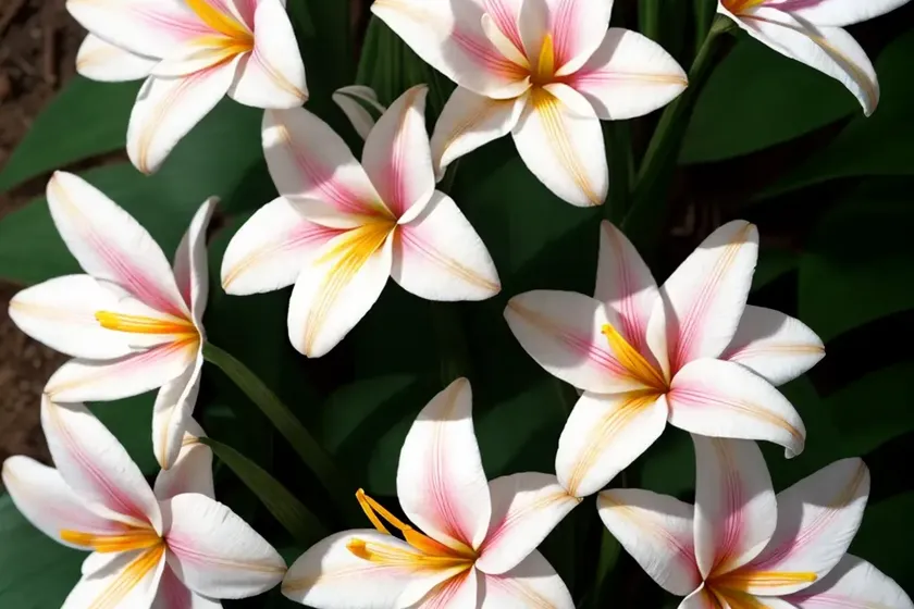 Cuban zephyrlily (zephyranthes rosea) — photo 3