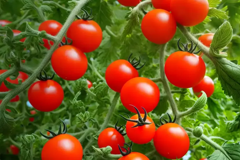 Currant tomato (solanum pimpinellifolium)