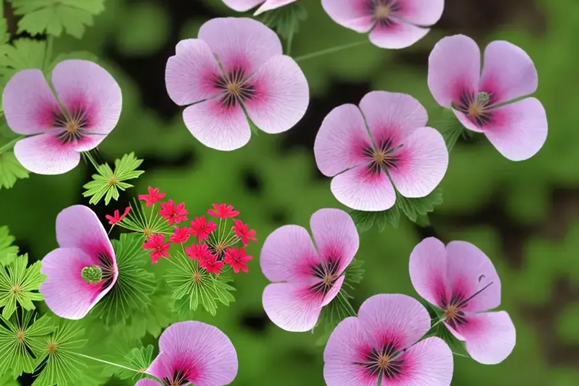 Cut-leaved crane’s-bill (geranium dissectum)