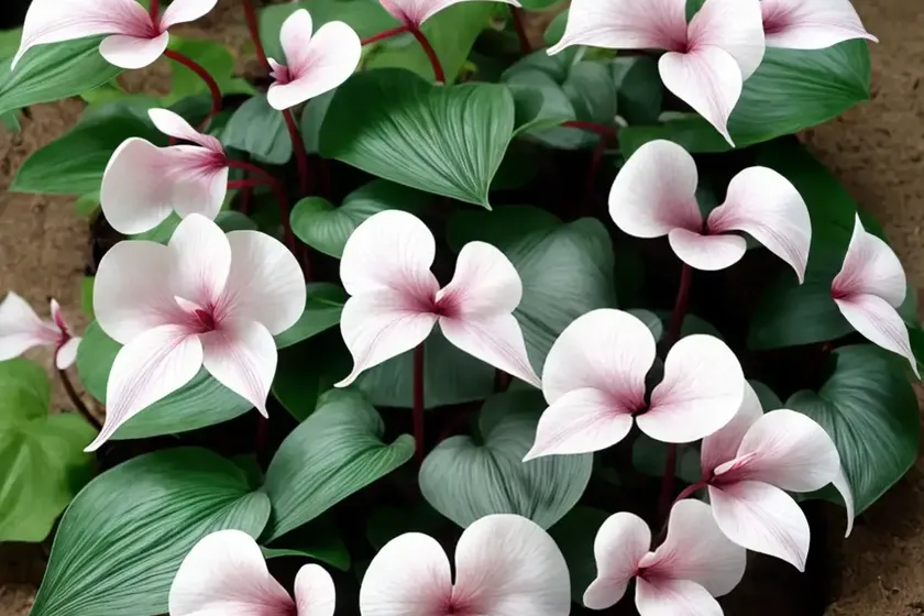 Cyclamen hederifolium var. hederifolium f. albiflorum (ivy-leaved cyclamen) — photo 2