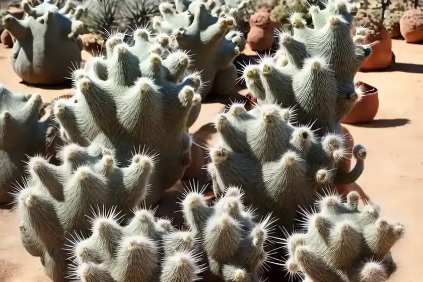 Cylindropuntia echinocarpa (silver cholla) — photo 2
