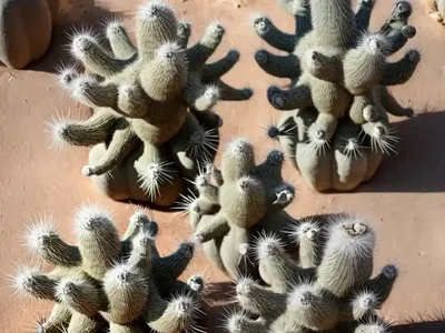 Cylindropuntia Echinocarpa (Silver Cholla)