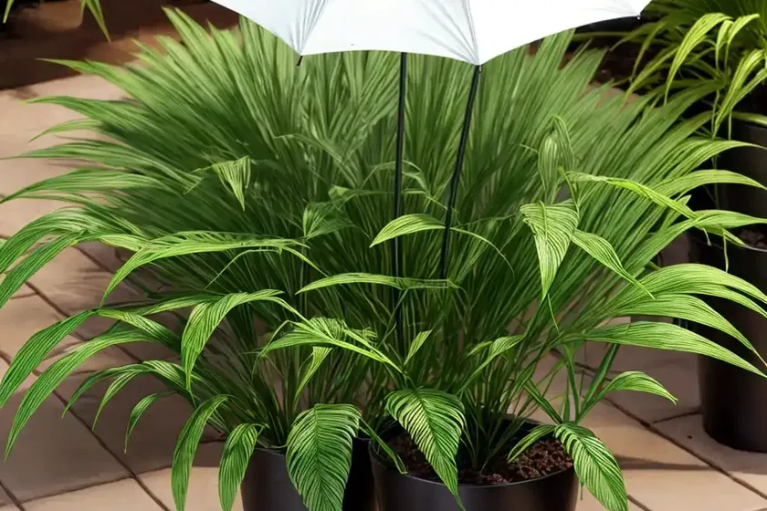 Cyperus involucratus (umbrella plant) — photo 3