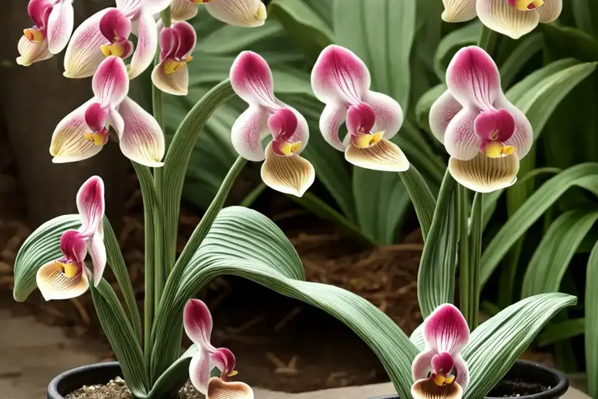 Cypripedium emil gx (lady’s slipper orchid) — photo 3