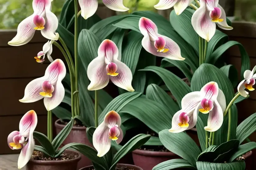 Cypripedium emil gx (lady’s slipper orchid)