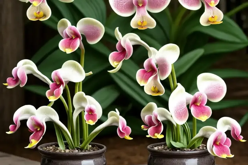 Cypripedium gisele gx (lady’s slipper orchid) — photo 2