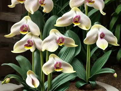 Cypripedium Gisele Gx (Lady’s Slipper Orchid)