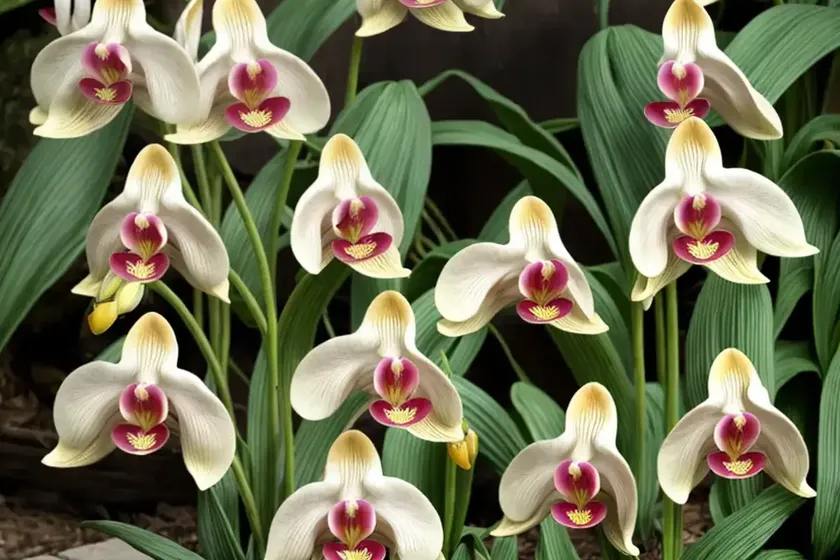 Cypripedium japonicum (japanese lady slipper orchid) — photo 3