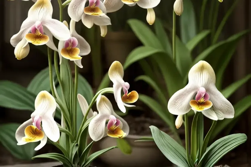 Cypripedium macranthos (lady’s slipper orchid) — photo 2
