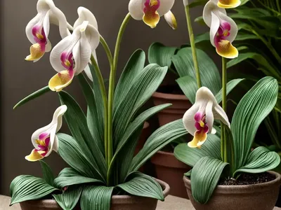 Cypripedium Monto Gx (Lady’s Slipper Orchid)