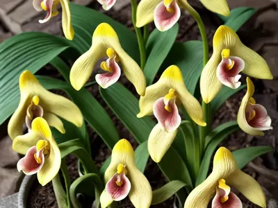 Cypripedium Parviflorum Var. Pubescens (Yellow Lady’s Slipper Orchid)