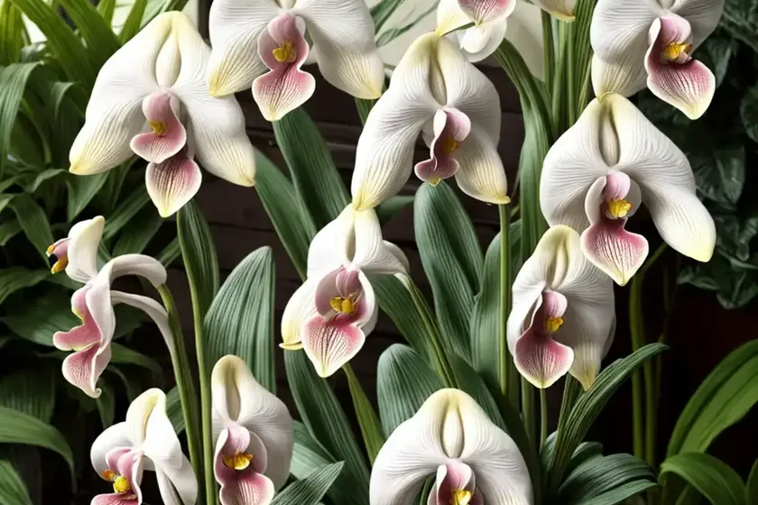 Cypripedium sabine gx (lady’s slipper orchid) — photo 2