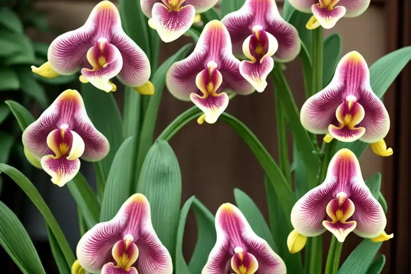 Cypripedium tibeticum (tibetan lady’s slipper orchid) — photo 3