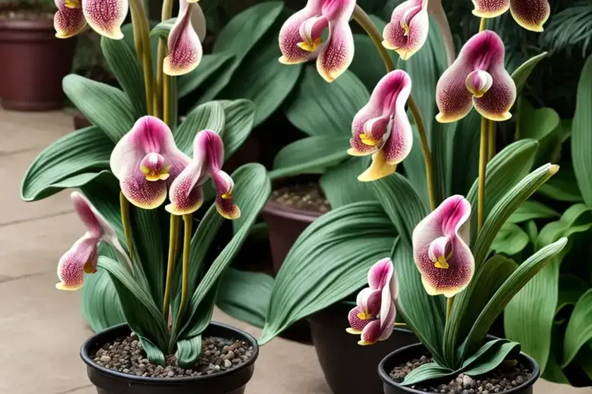 Cypripedium victoria gx (lady’s slipper orchid) — photo 2