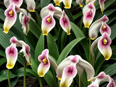 Cypripedium X Ventricosum (Lady’s Slipper Orchid)