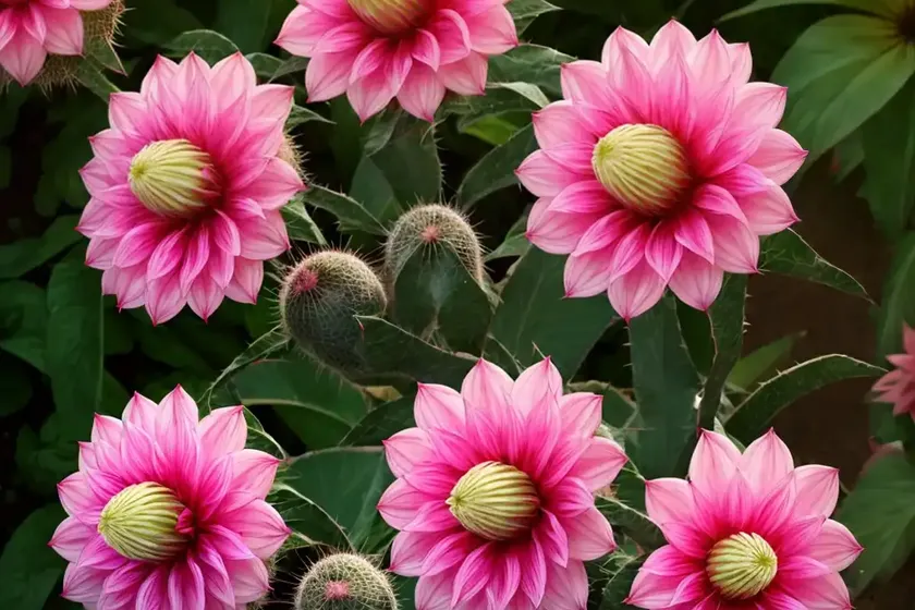 Dahlia Apple Cactus (Echinocereus Poselgeri) — photo 2