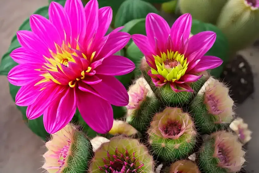 Dahlia Apple Cactus (Echinocereus Poselgeri) — photo 3