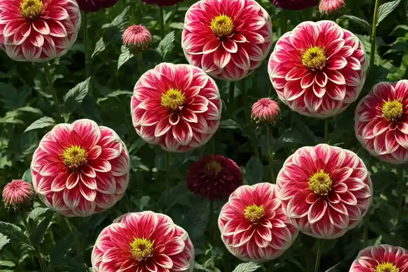 Dahlia-flowered zinnia (zinnia elegans) — photo 3