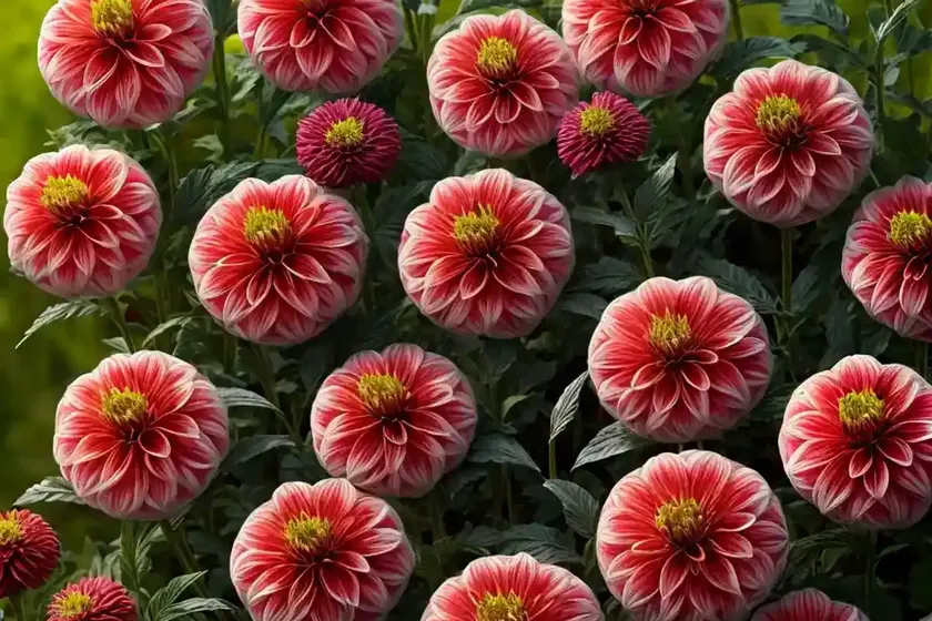 Dahlia-flowered zinnia (zinnia elegans)