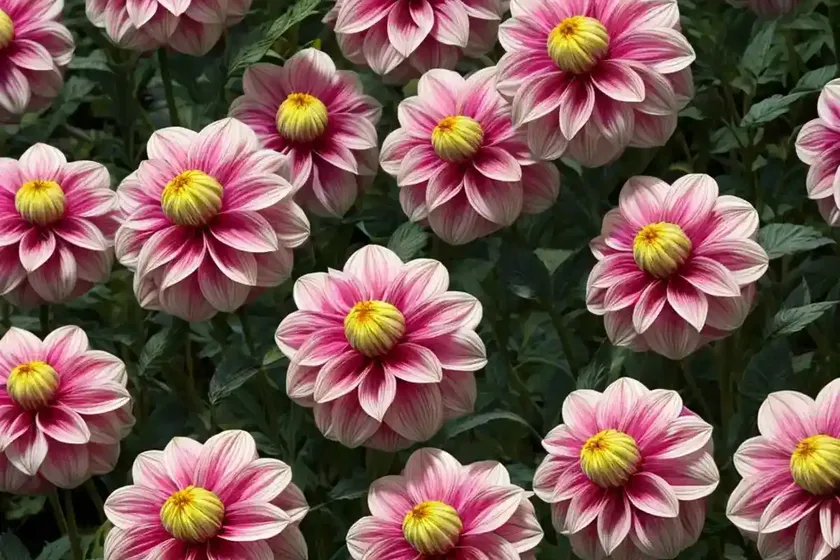 Dahlia hybridum ‘bishop’s children’ (dahlia ‘bishop’s children’)