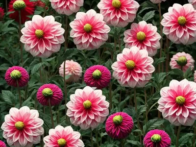 Dahlia ‘Star’s Favorite’)