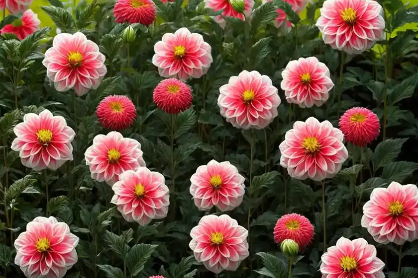 Dahlia ‘tartan’) — photo 3