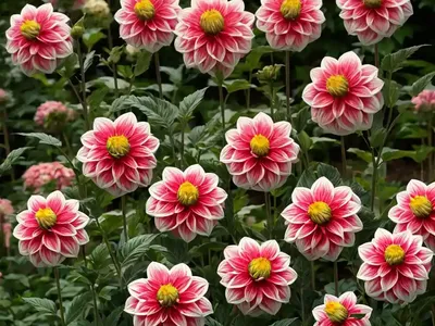 Dahlia X Hortensis (Dahlia Hortensis)