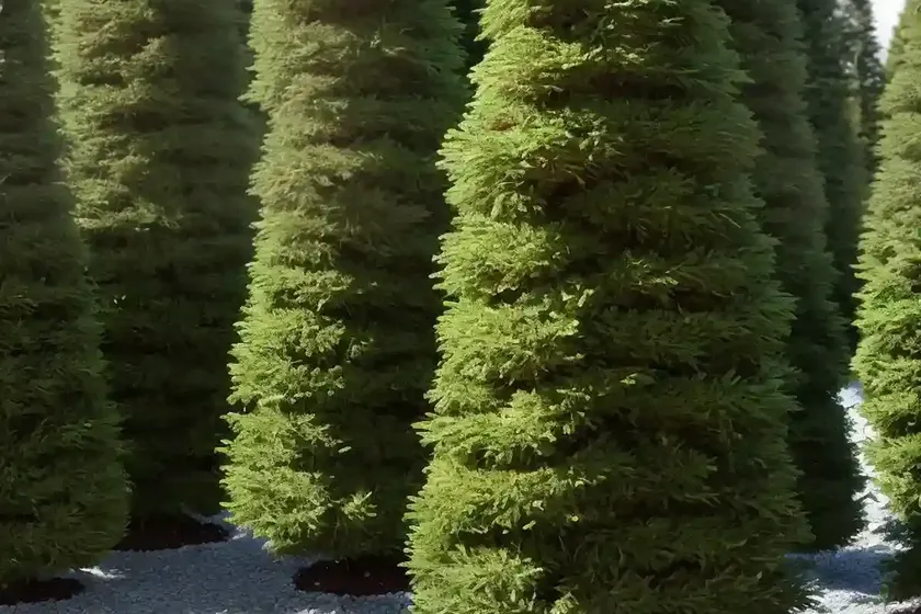 Dahurian larch (larix gmelinii)