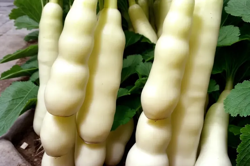 Daikon (raphanus sativus var. longipinnatus) — photo 2