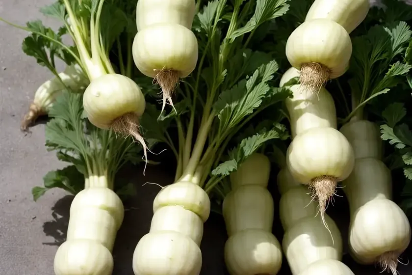 Daikon (raphanus sativus var. longipinnatus) — photo 3