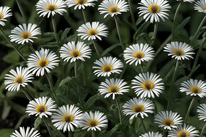 Daisy fleabane (erigeron ‘dunkelste aller’ darkest of all) — photo 3