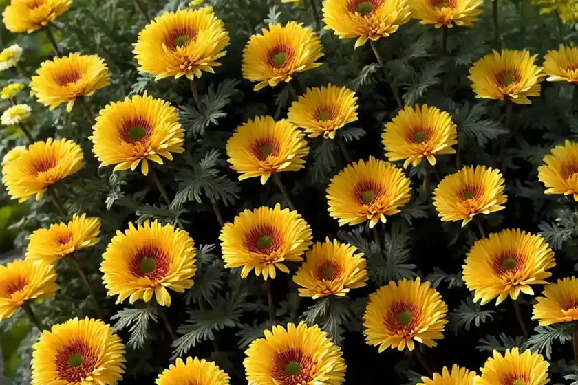 Daisy Garden Mum (Chrysanthemum ‘Cathy’s Rust’) — photo 2