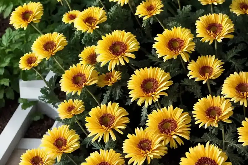 Daisy Garden Mum (Chrysanthemum ‘Cathy’s Rust’) — photo 3