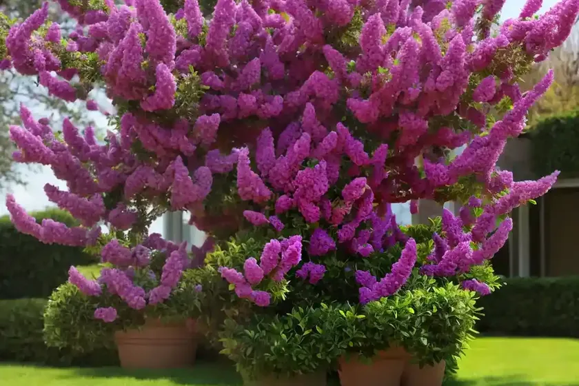 Daphne shrubs (daphne) — photo 2