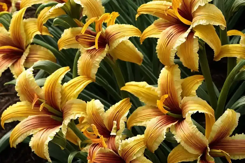 Daylily (Hemerocallis ‘Everblooming Doll’) — photo 3