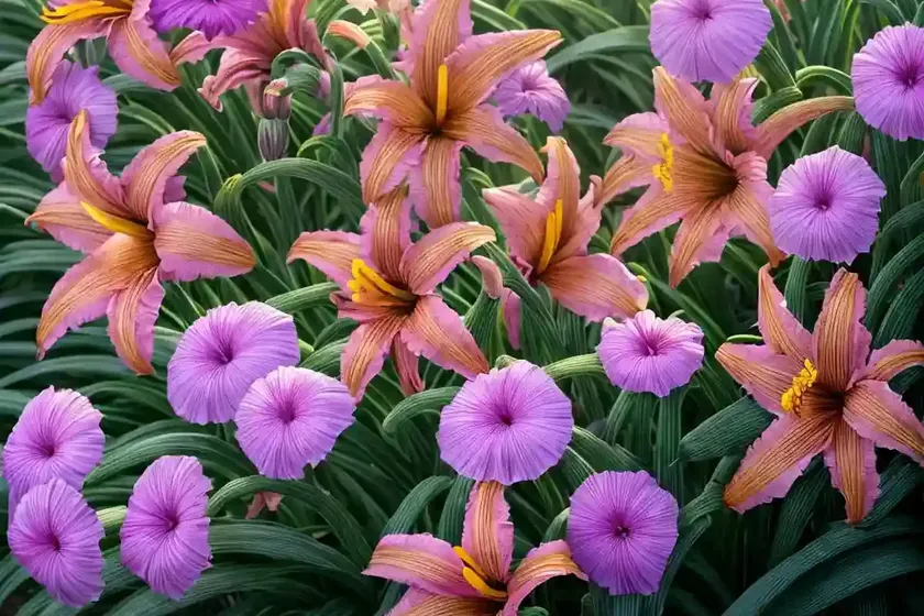 Daylily (hemerocallis ‘pink lavender appeal’)