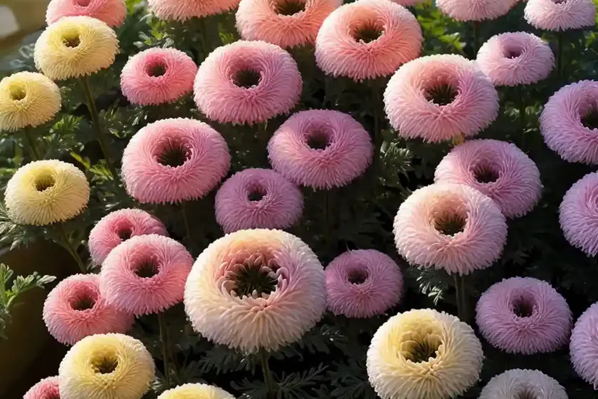 Decorative garden mum (chrysanthemum ‘yohannah’ hannah) — photo 3