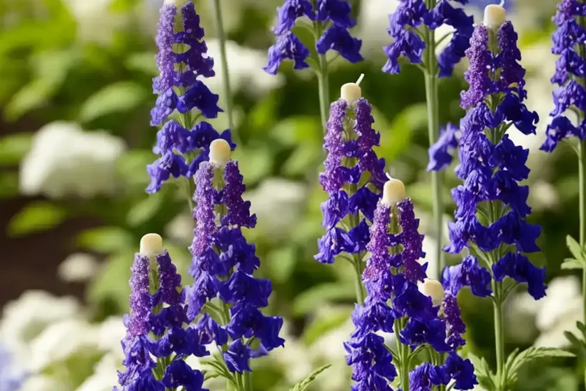 Delphinium astolat group (candle larkspur)