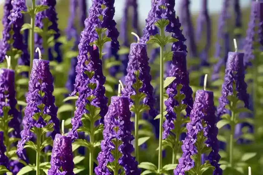 Delphinium elatum ‘million dollar sky’ (candle larkspur) — photo 3