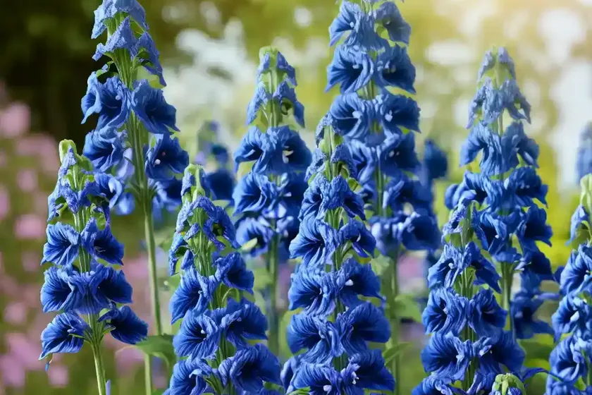 Delphinium grandiflorum ‘delfix blue’) — photo 2