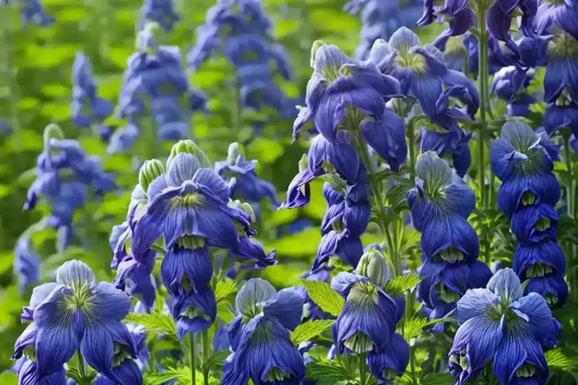 Delphinium grandiflorum ‘summer cloud’) — photo 3