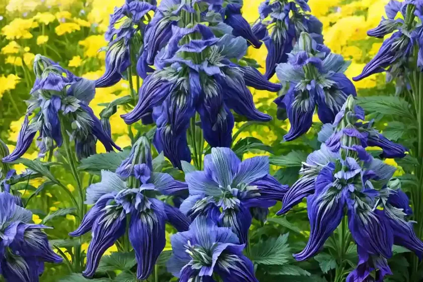 Delphinium grandiflorum ‘summer nights’) — photo 2