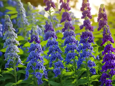 Delphinium Grandiflorum ‘Summer Nights’)